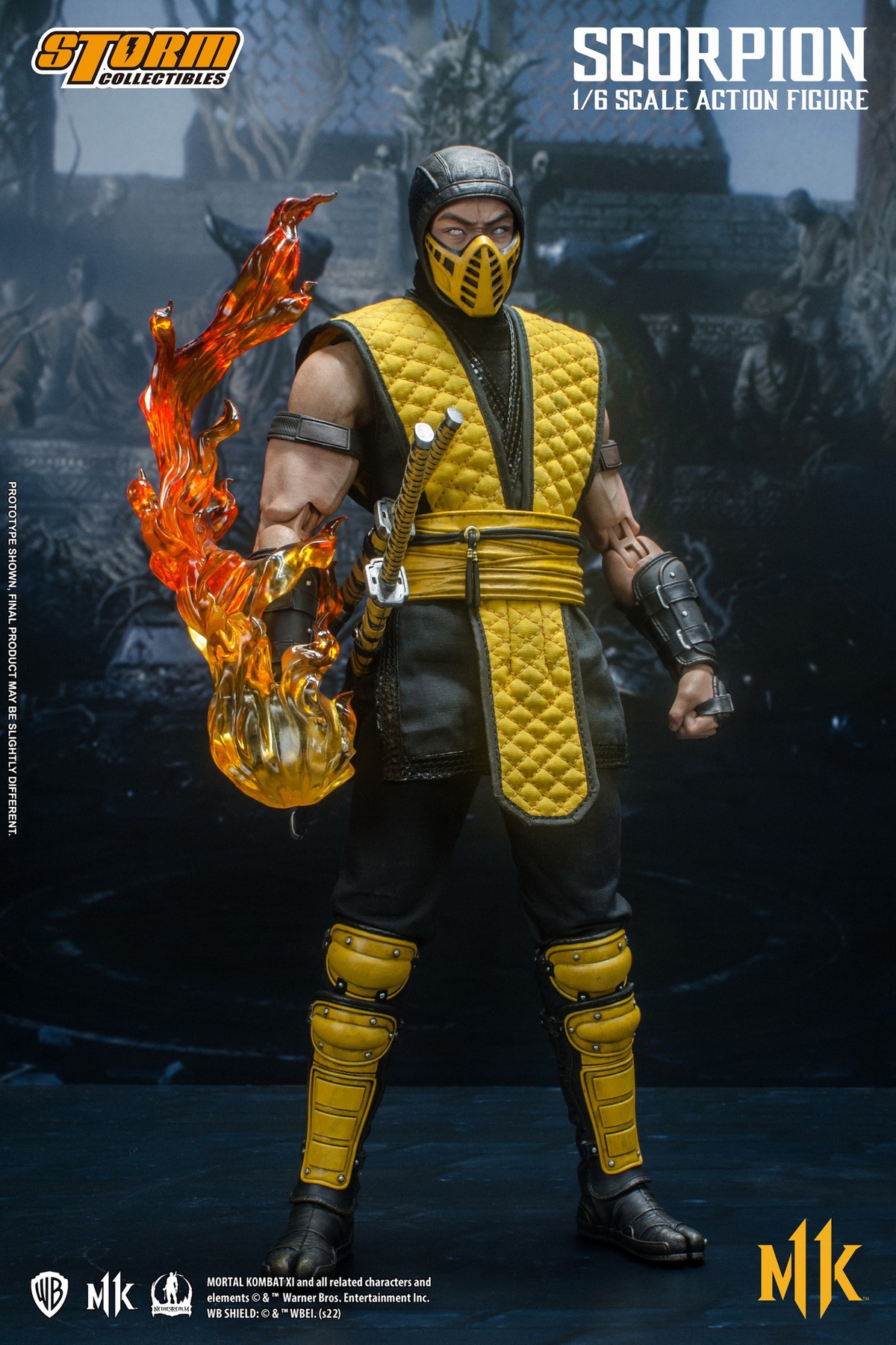 Scorpion Mortal Kombat storm モータルコンバット Storm Collectibles 1/12 Scorpion Mortal Kombat In Stock New