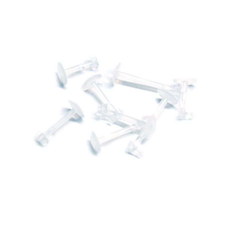 Almost invisible invisible lip nail acrylic soft rod transparent embedded lip nail mole nail ear nail piercing jewelry