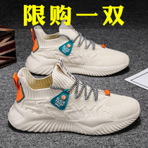 Summer breathable thin paneled coconut mens shoes 2022 new 100 hitch running mesh surface students sports tennis shoes casual boomers