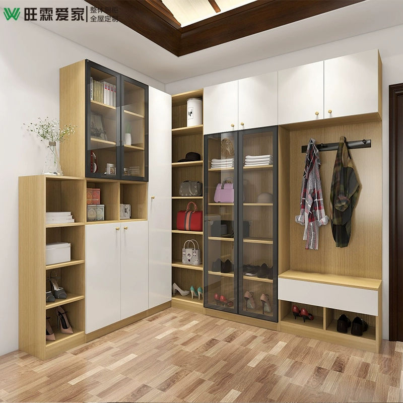 Cung cấp đặc biệt hiện đại tối giản hội trường lắp ráp tủ giày lối vào tủ lưu trữ lưu trữ chống ẩm Nội thất Thẩm Dương tùy chỉnh toàn bộ ngôi nhà - Buồng