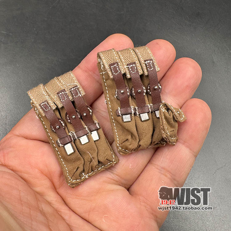 Soldier Figure 1942 Yuzhandao Ud9060 1/6 9Th Armored Division Armored Reconnaissance Company Mp40 Ammo Pack Model