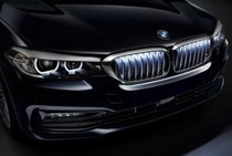 BMW BMW 5-series original plant luminous grilles retrofitted with a shaded light curtain grille (ex-retrofit) spot