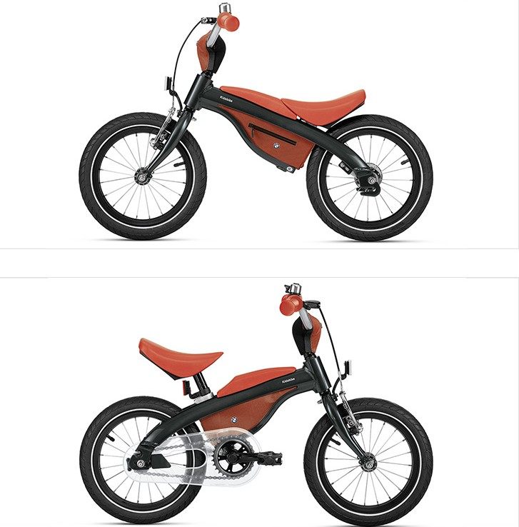 BMW children bike BMW original plant balance car bike 3 year old gift spot 14 inch Shunfeng the same day