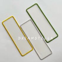 Leye handmade embroidery rectangular bookmark edging non-finished tassel gift box