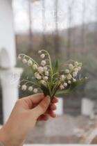 Le Ye Handmade stella Original Embroidered Lily of the Valley Bouquet Gift Orders