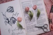 Leye Handmade stella Original Stereo Embroidered Tulip Material Package (Excluding Courses No)