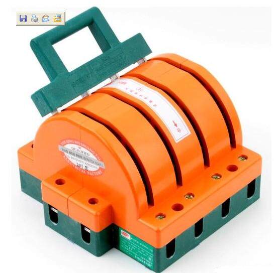 STSHK11(SHK4) Gate Switch 4P 32A Dual Push Gate Switch Two - head Knife Switch