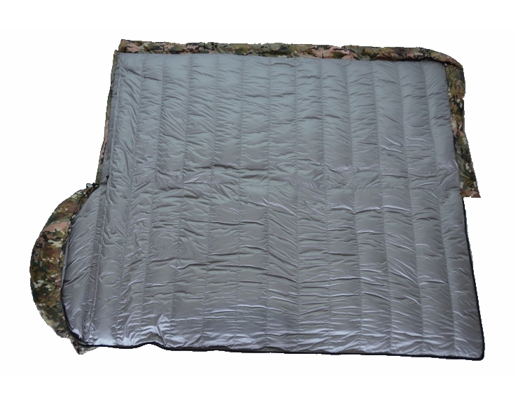 LMR Ngụy trang Quân đội Green Down Túi ngủ Cắm trại ngoài trời Phong bì Ngỗng trắng Mùa xuân, Mùa thu, Mùa đông và Mùa hè - Túi ngủ túi ngủ con nhộng cho bé
