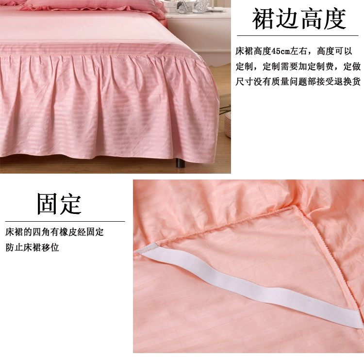 Mùa thu và mùa đông màu giường bông váy bedspread Gắn Sheets Simmons trượt một mảnh giường bông đặt đặc biệt cung cấp miễn phí vận chuyển - Váy Petti