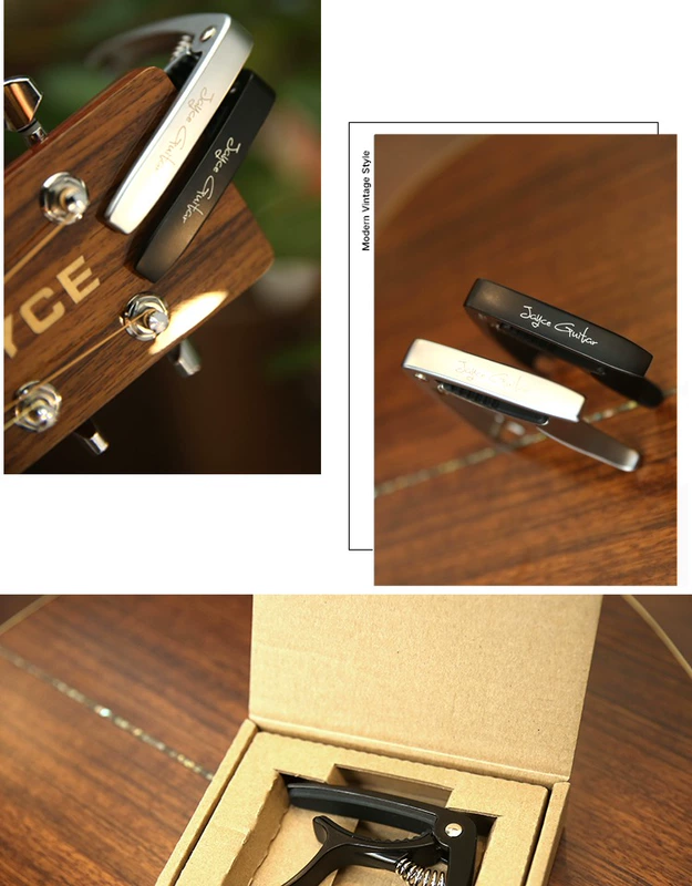 JAYCE Jess Capo Giọng nói thay đổi Guitar dân gian Capo Gỗ Guitar Capo Nhạc cụ Phụ kiện dây đàn classic