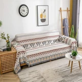 Простая индийская геометрическая геометрическая сплетенная двойная двусторонняя может быть использована с диван -диван -диван