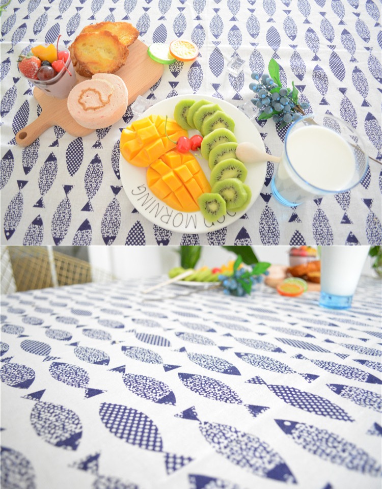 Đơn giản kiểu Nhật mùa thu dao cá bông và vải lanh bàn cà phê tươi khăn trải bàn vải ghế đệm hình chữ nhật khăn trải bàn vải khăn trải bàn trang trí