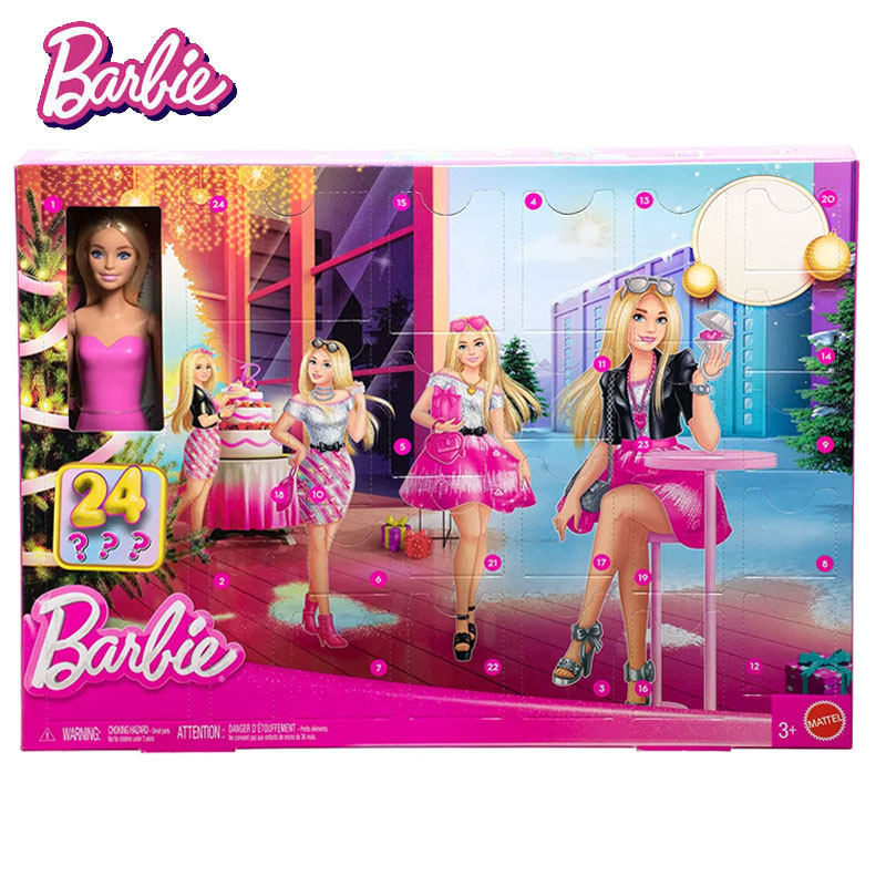 Barbie Doll Charming Pink Fashion Outfit with Surprise Gift Box, Realistic Pretend Play Toy for Girls, Gift for Children Barbie Doll Charming Pink Fashion Outfit with Surprise Gift Box, Realistic Pretend Play Toy for Girls, Gift for Children