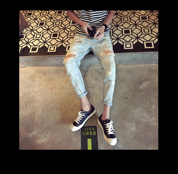 Jeans pour jeunesse pieds Slim BWXD pour été - Ref 1481587 Image 54