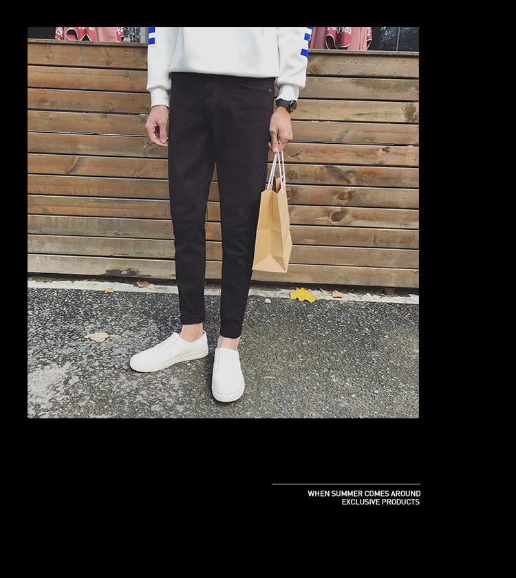 Jeans pour jeunesse pieds Slim pour Quatre saisons - Ref 1462805 Image 18