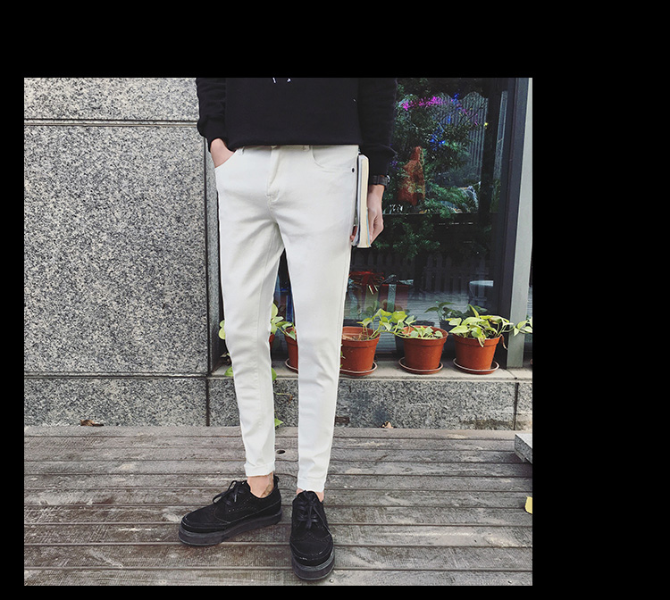 Jeans pour jeunesse pieds Slim pour Quatre saisons - Ref 1462805 Image 13