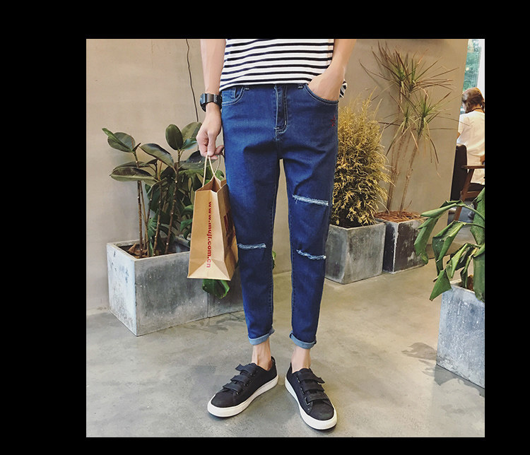 Jeans pour jeunesse pieds Slim BWXD pour été - Ref 1461687 Image 62