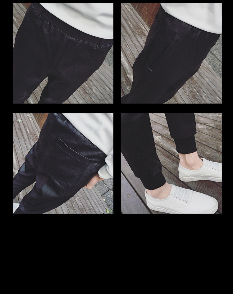 Pantalon cuir homme en vrac pour adolescent pour hiver - Ref 1493916 Image 41