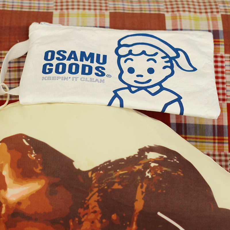 Japanese single cartoon Harada Hara cute waterproof Dupont paper storage bag mask small object storage portable portable cosmetic bag