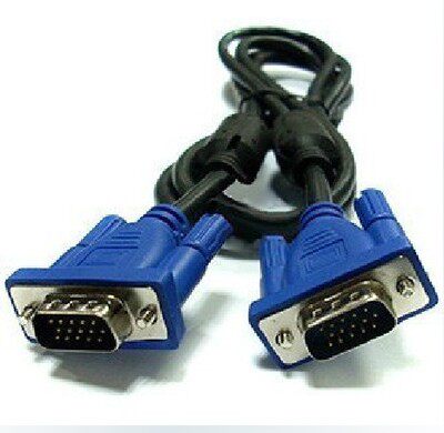 15 pin 1 5M connecting wire VGA line 5 m black wire blue head desktop computer host display original transmission line