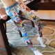 Quần dài nam Qiuku Quần cotton mỏng Quần ấm thời trang Hàn Quốc Doodle In Eo thấp Sexy Quần legging nam quần giữ nhiệt nam đá bóng