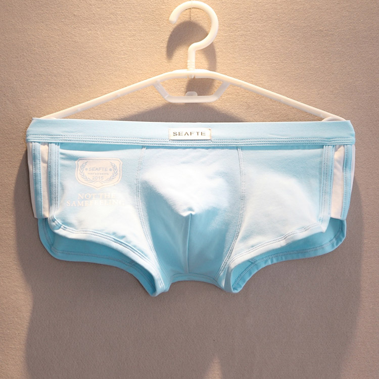 Đồ lót nam cotton đơn giản và thoải mái eo thấp thể thao thanh niên boxer đồ lót nam U lồi gợi cảm quần short đầu quần lót gợi cảm
