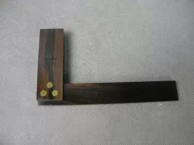 Woodworking work making tools All ebony right angle ruler KO1002