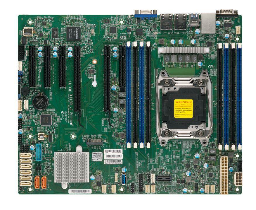 超微X11SRL-F伺服器主機板 支援LGA2066 Intel C422晶片 128GB記憶體