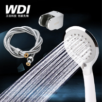 Vidya super supercharged three-function five-function supercharged shower set accessories Hose wall seat adjustable