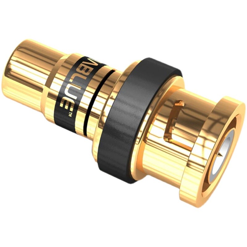 German Original Viablue Bnc to Rca Conversion Plug Coaxial Signal to Rca Signal Plug