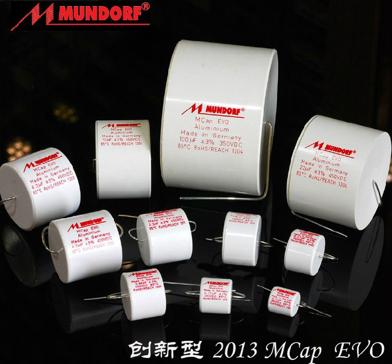 Germany MCAP Mundor Mondoff EVO series 0 01- 22uf aluminum film audio capacitor