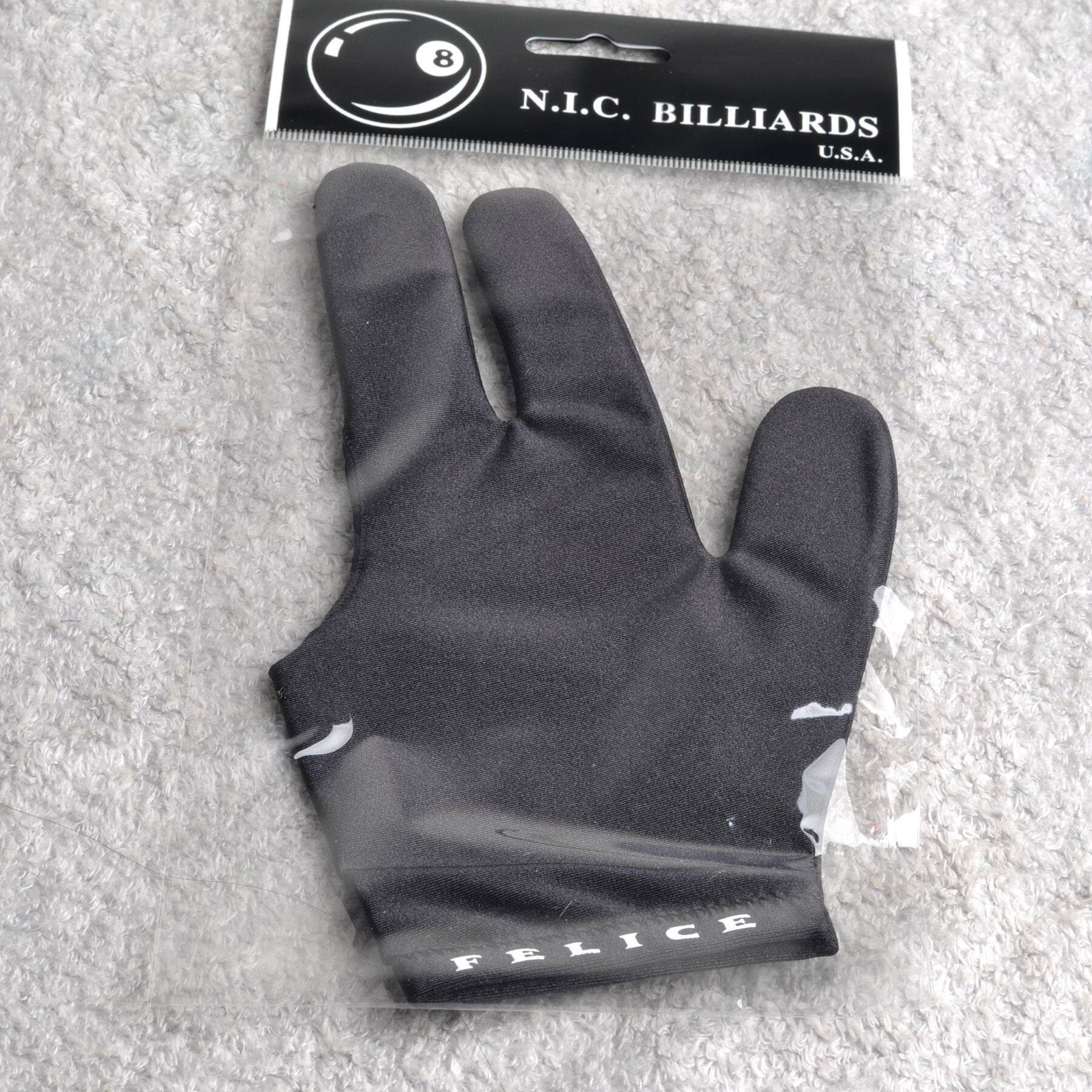 Famous Pole Workshop American Felice imported original high elastic breathable billiard billiards three finger open finger gloves