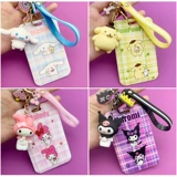 Мультяшный чехол для проездного и картхолдер для школьников, рабочая фигурка, брелок, защитный чехол