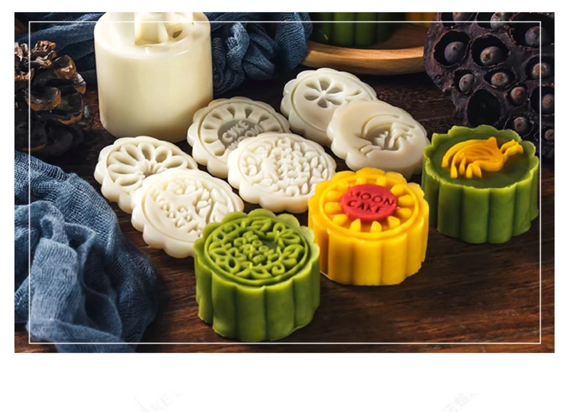 Ice ice khuôn rộng chảy khuôn bánh trung thu khuôn bằng tay ép gia dụng và thương mại không dính 50 g / 100g2018 mới - Tự làm khuôn nướng