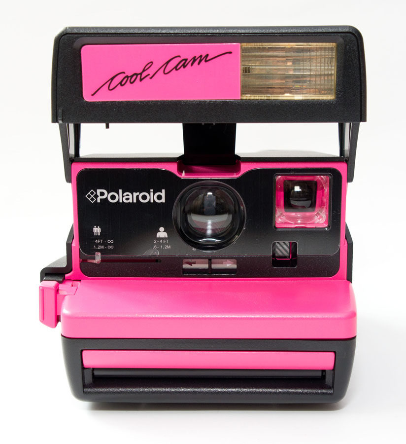 Pauli comes to polaroid once imaging selfies with COOLCAM bright pink 600-phase chassis to say all