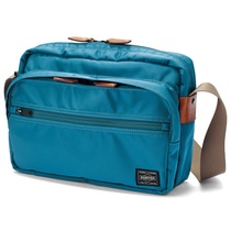 Japan PORTER Womens Bag Men Bag Japan Made Waterproof Wear Resistant Nylon Cow Leather Parquet Casual Single Shoulder Bag