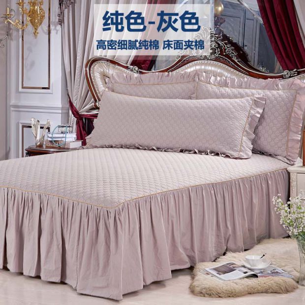 Ya-Hui mật độ cao chất lượng cao bông twill bông giường bông bông dày váy ngủ bedspread thể được tùy chỉnh - Trang bị tấm ga trải giường gội đầu