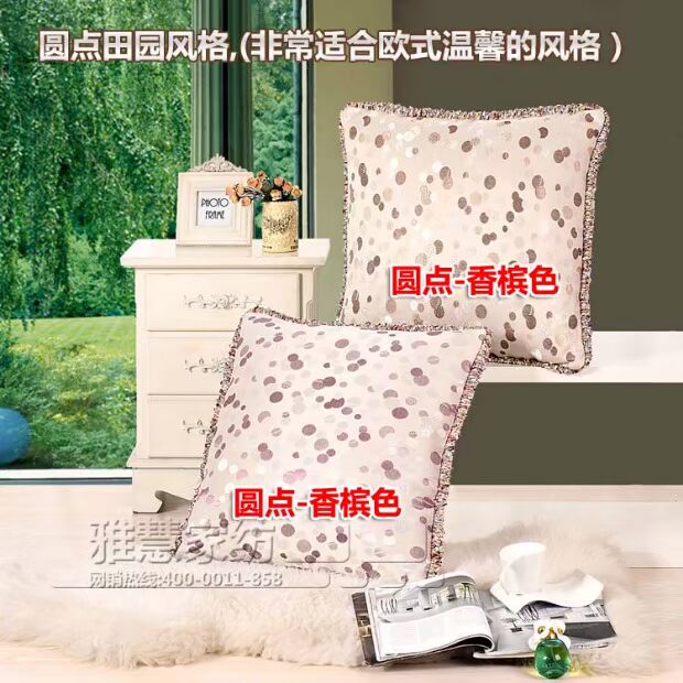 Giá cực thấp Châu Âu ren jacquard sofa đệm gối tựa lưng gối với lõi nhỏ lớn 55 nổi đệm cửa sổ đệm chăn gối văn phòng 2 trong 1