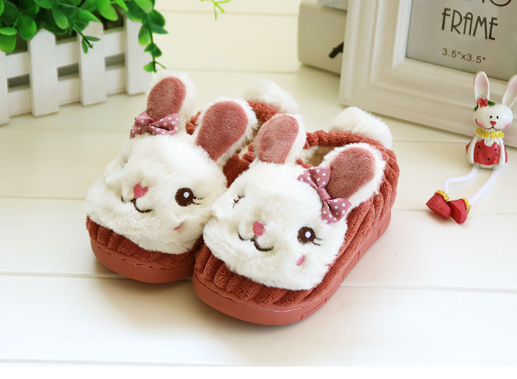 Chaussons enfants en suède pour hiver - semelle caoutchouc - Ref 1031951 Image 14