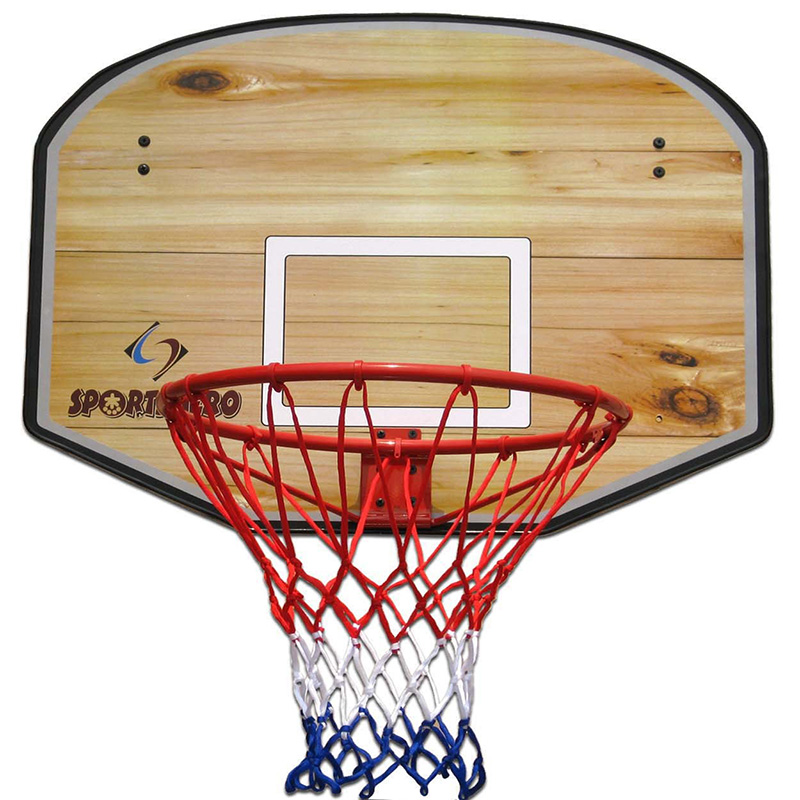 Wall Mounted Basketball Board Standard Basket Frame Home Indoor