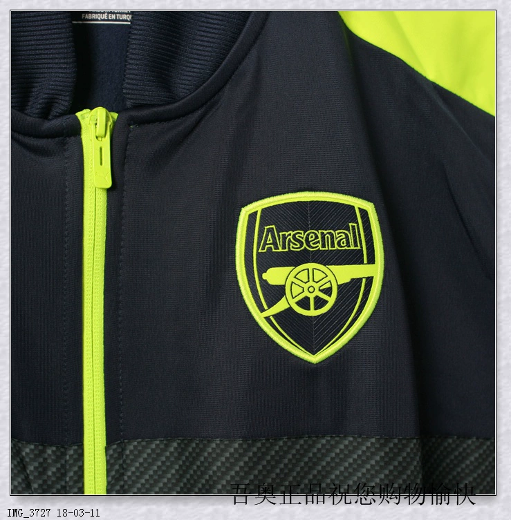 Puma arsenal bóng đá thể thao khởi động phù hợp với áo khoác cổ áo polyester 749737 áo khoác adidas