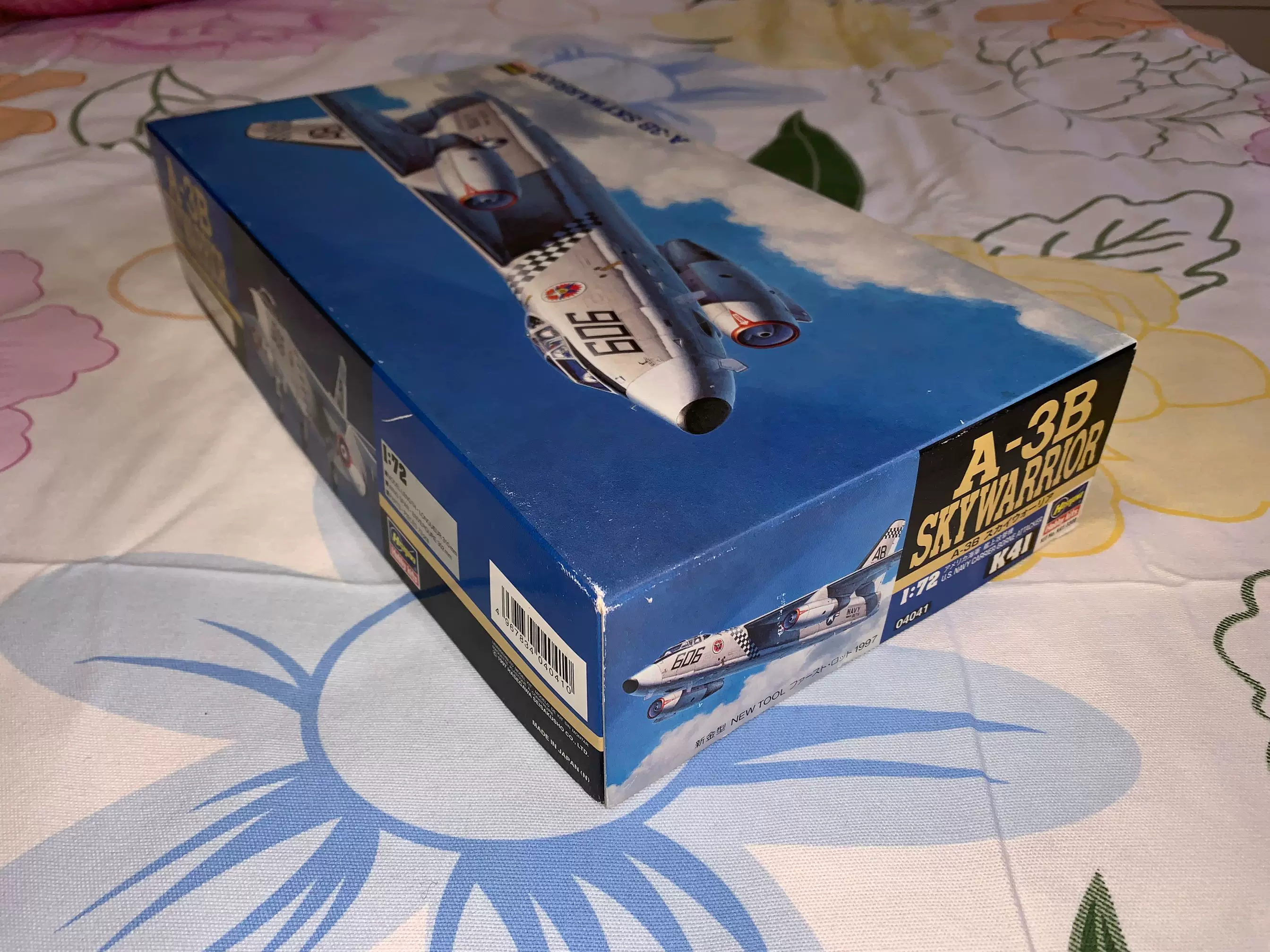 Хасегавa 04041 1/72 американский A-3B Sky Warrior палубный штурмовик, модель с огурцом
