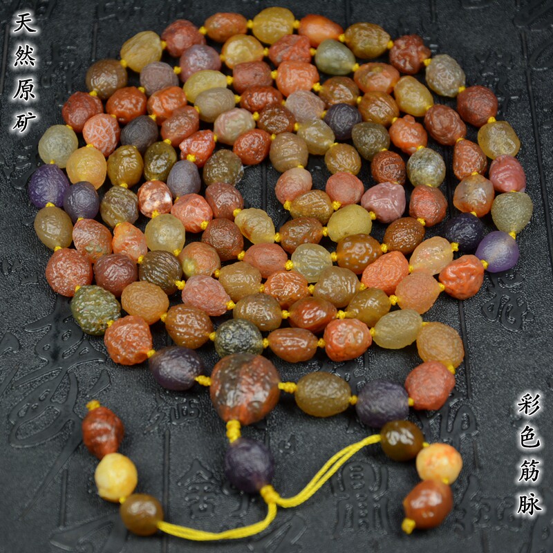 Tibet genuine shale agate dzi bead crystal original stone Tianyan Lezi strong energy field Buddha bead pendant pendant