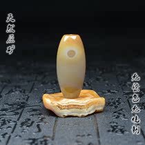  Tibetan genuine Tianzhu Agate black chalcedony Lezi shale Tianye Tantric strong energy to attract wealth and ward off evil spirits Buddha bead pendant