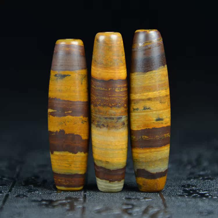 Nine-eyed stone shale Tibet genuine Tianzhu original stone Tianyan Lezi strong energy field to open up evil Buddha bead pendant pendant