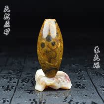 Meng Tianzhu Nine Eye Stone Shale Tibet Original Stone Tianyan Lizi Strong Energy Field Buddha Bead Pendant Pendant