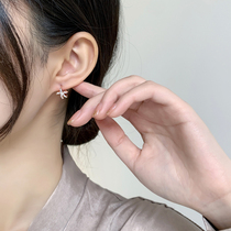 Starfish earrings 2021 New tide rose gold earrings female minimalist stars earrings temperament small earrings Korea
