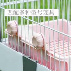Туалет 兔子大厕所 umi厕所兔兔龙猫豚鼠防掀翻托盘式特大号厕所宠物用品