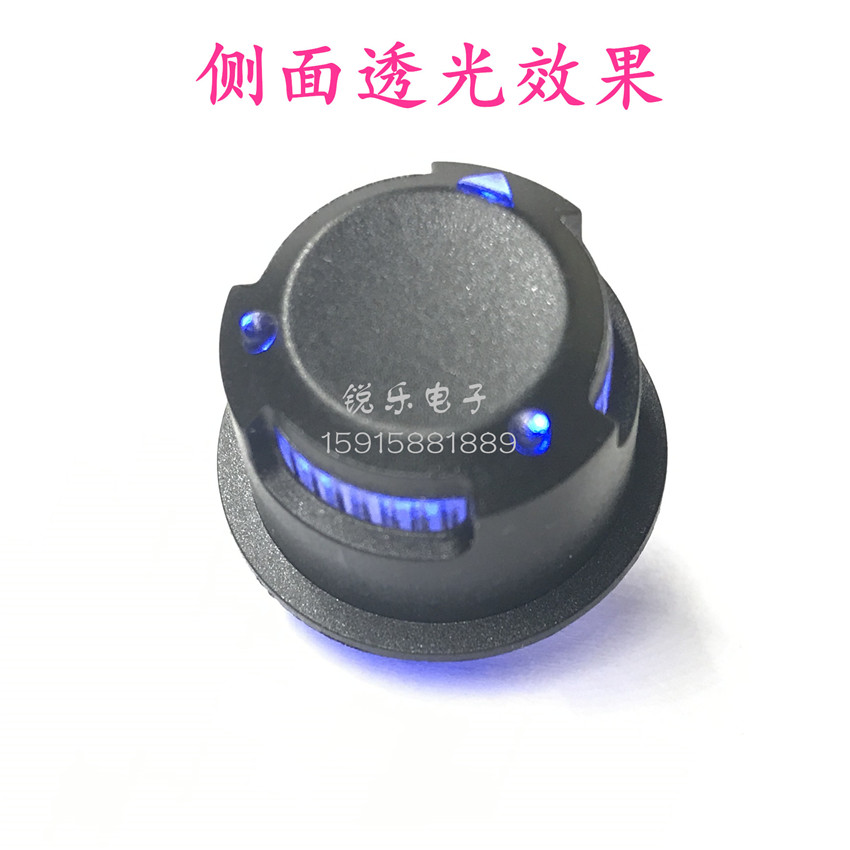 Light transmission knob 23MM triangular light transmission power amplifier knob power amplifier adjustment knob 6MM Flower shaft potentiometers knob