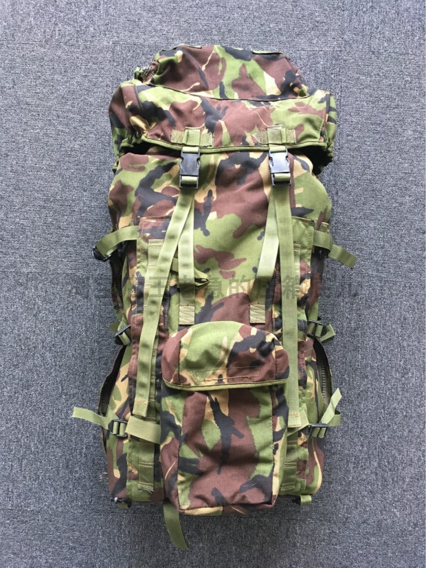 British Army S95 woodland camouflated PLCE Shoulder Bag 90L Pack Aluminum Alloy NEGATIVE ARMY VERSION PUBLIC HAIR